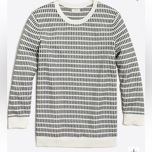 J. Crew Three-Quarter Sleeve Dot Dash Sweater
